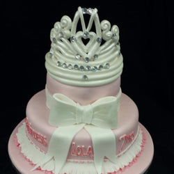 2 Tier Crown Children's  Birthday Cake