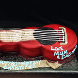 Guitar Birthday Cake