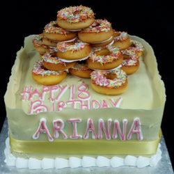 Doughnut  Birthday Cake