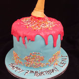 Ice Cream Cone Birthday Cake