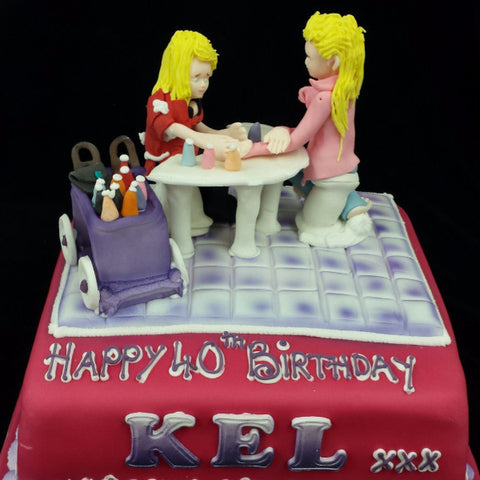 Beautician Birthday Cake