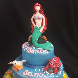 Ariel Little Mermaid Childrens Birthday Cake