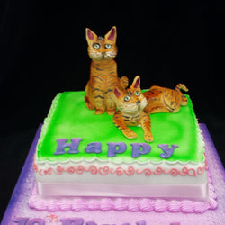 Cats Birthday Cake