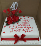 Ruby Anniversary Cake