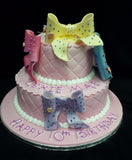 Jo Jo Bows Children's  Birthday Cake