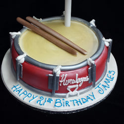 Drums  Birthday Cake//