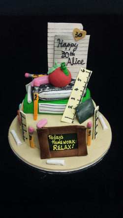 School Teachers Birthday Cake