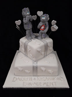 Proposing Bears Engagement Cake