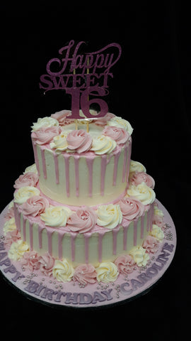 Sweet 16 Birthday Cake