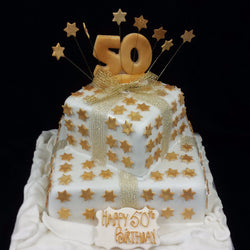 2 Tier Star Birthday Cake
