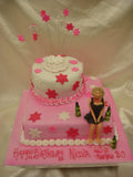 2 Tier Birthday Girl Cake