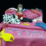 Teenager Bedroom  Birthday Cake