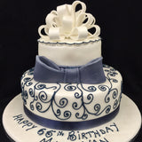 2 Tier Elegant  Birthday Cake