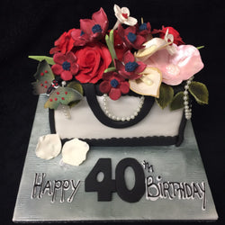 Flowers Birthday Cake//