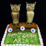 Owl Birthday Cake