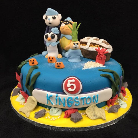 Sea Creatures Childrens Cake