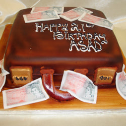 Briefcase  Birthday Cake