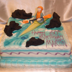 Canoe  Birthday Cake