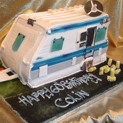 Caravan  Birthday Cake
