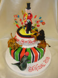 Circus Childrens Birthday Cake