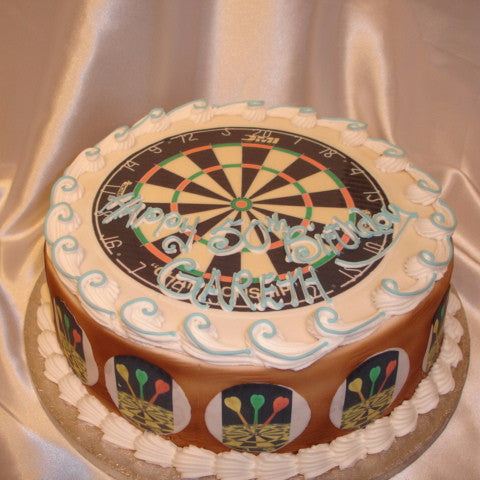 Dartboard  Birthday Cake - UK DELIVERY