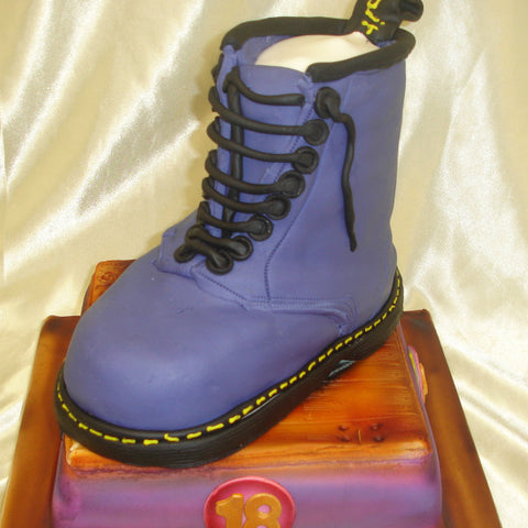 Dr Martin Boot Birthday Cake