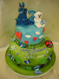 Chilldrens Dragonnet Birthday Cake