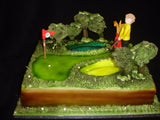 Golfer Birthday Cake