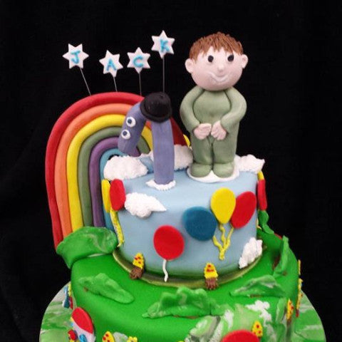 Two Tier Numbers Birthday Cake